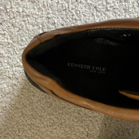 Kenneth Cole New York Brown Leather Dress Shoes Vintage - Picture 7 of 10
